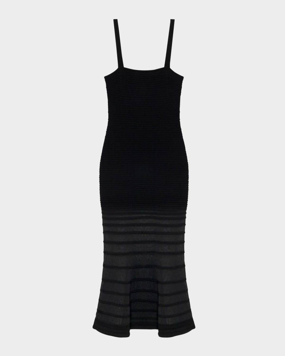 Vallarie Stripe Illusion Midi Dress